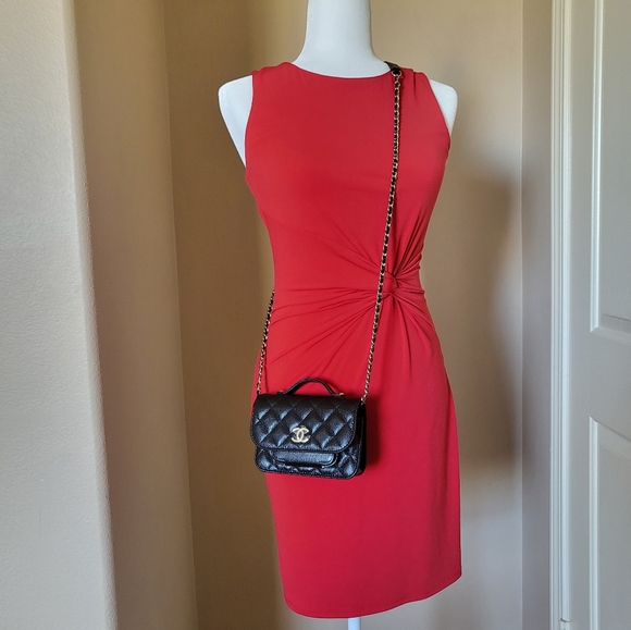 Brand new 23P authentic Chanel business affinity clutch with chain - Picture 13 of 17